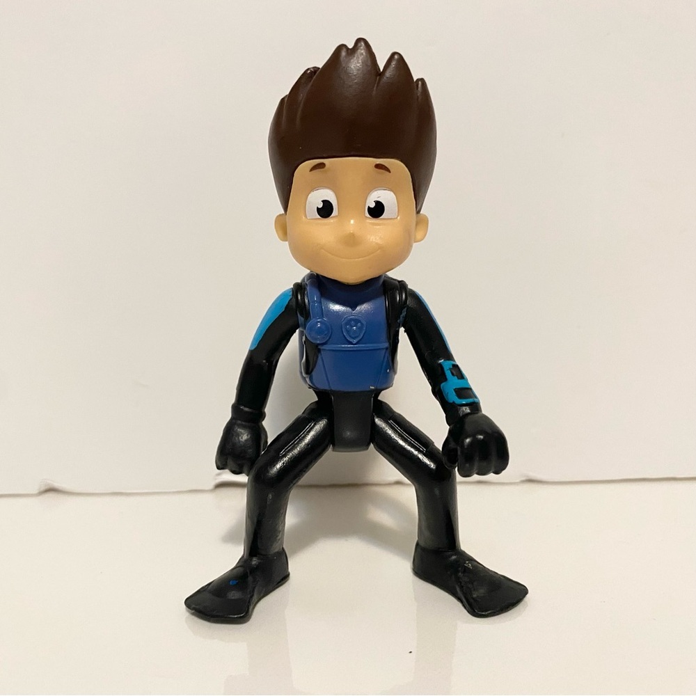 Ryder Paw Patrol Sea Action Figure Blue Black Scuba Toy ATV Rider